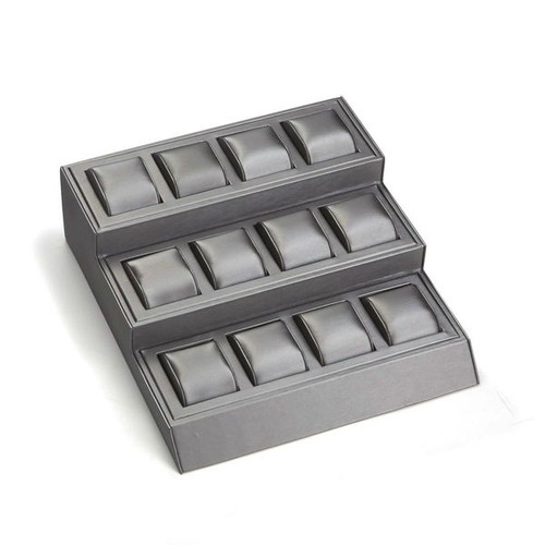 12 Watch Display Leatherette Display 12 1/2" x 13 3/4" x 4 1/4"